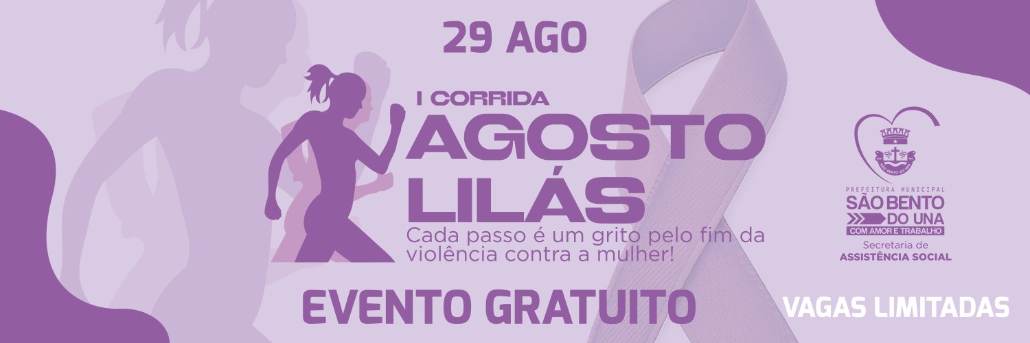 CORRIDA AGOSTO LILAS