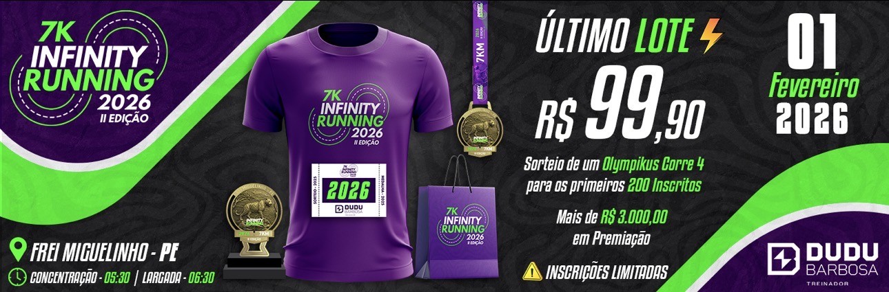 2ª CORRIDA INFINITY RUNNING