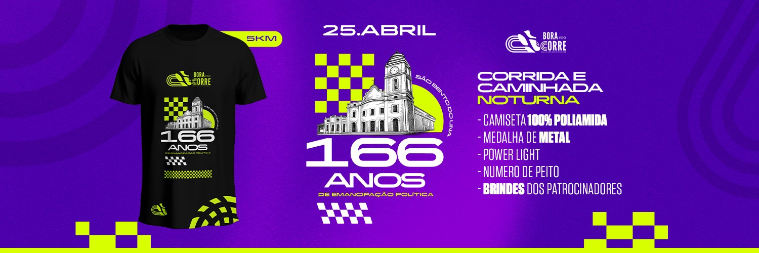 CORRIDA BORA PRO CORRE 166 ANOS