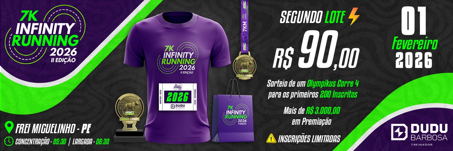 2ª CORRIDA INFINITY RUNNING