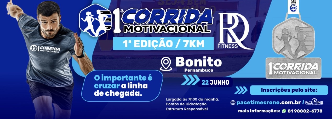 1ª CORRIDA MOTIVACIONAL RD FITNESS